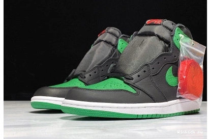 1 JORDAN PINE BLACK - RETRO HIGH GREEN 1122